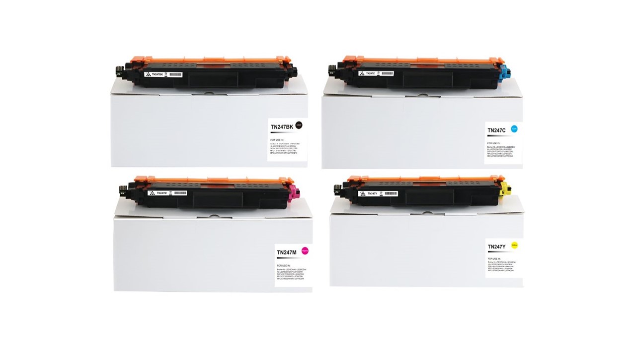 Compatible High Yield 4 Colour TN-247 Toner Cartridge Multipack