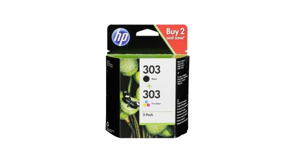 Geniune HP Black & Tri-Colour 303 Ink Cartridge Multipack