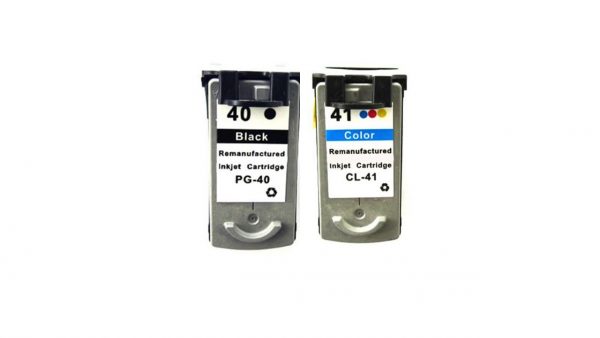 Compatible Black PG-40 & Tri-Colour CL-41 Ink Cartridge Multipack