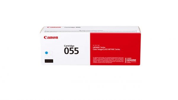Genuine Cyan Canon 055 Toner Cartridge - (3015C002)