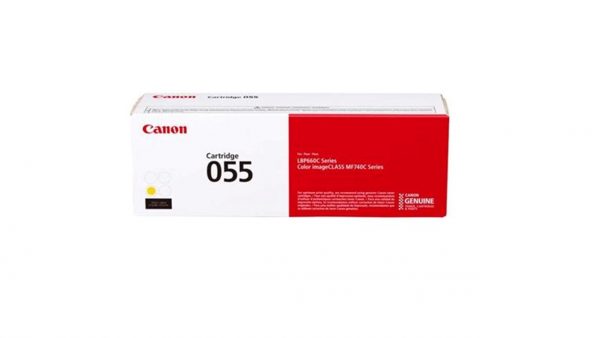 Genuine Yellow Canon 055 Toner Cartridge - (3013C002)