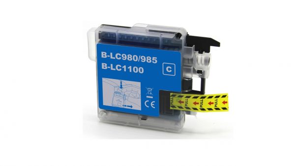 Compatible High Capacity Cyan LC980/LC985/LC1100 Ink Cartridge