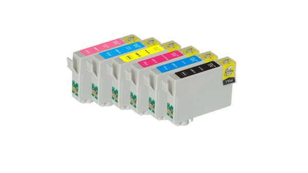 Compatible T0807 Multipack 6-Colour Printer Cartridge -(Hummingbird)
