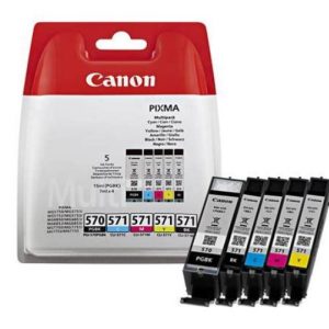 Canon PGI-570 / CLI-571 Black & Colour Ink Cartridge Multipack