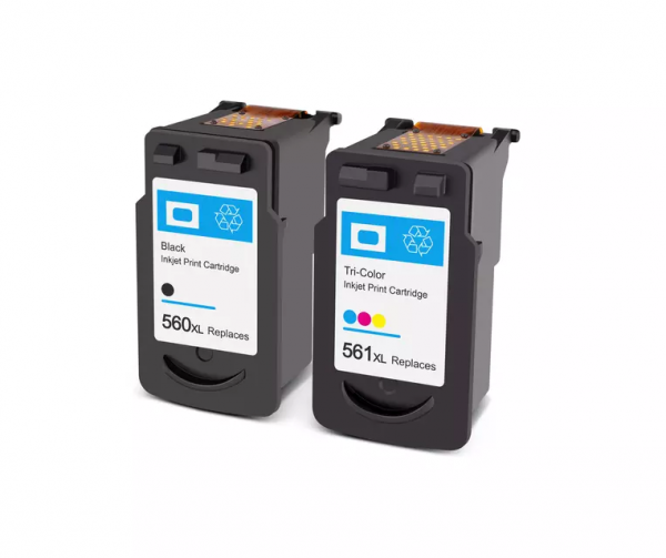 Compatible High Capacity Black PG-560XL / Tri Colour CL-561XL  Multipack Ink Cartridges