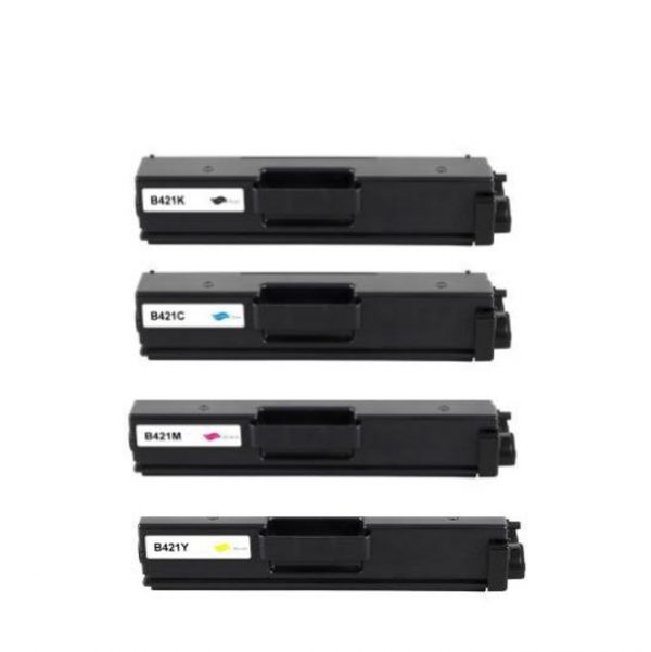 Compatible 4 Colour TN-421 Toner Cartridge Multipack