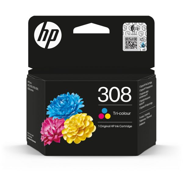 Genuine HP 308 Colour - OEM Ink Cartridge