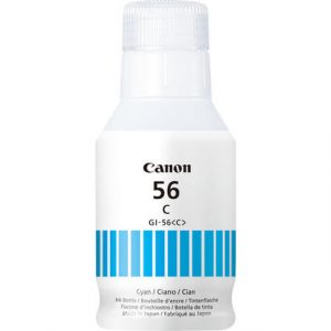 Genuine Canon GI-56C Cyan Ink Bottle - (4430C001)